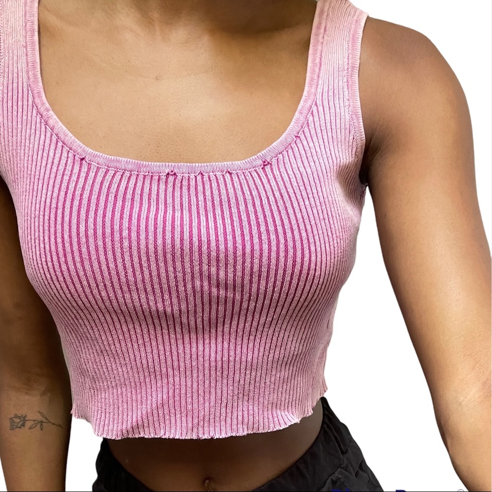 ✧･ﾟ: *✧･ﾟ:* RIBBED ACID WASH TANK ✧･ﾟ: *✧･ﾟ:*